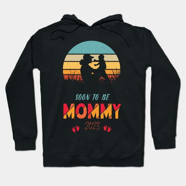 Soon to be Mommy 2023 Mother's Day First Time Mom Hoodie by mhabappi